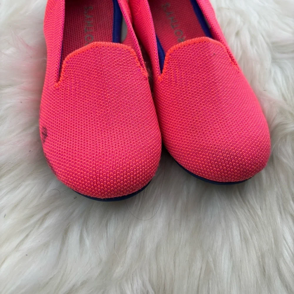 Rothy's Kids Neon Pink Moccasins Size 13 Kids